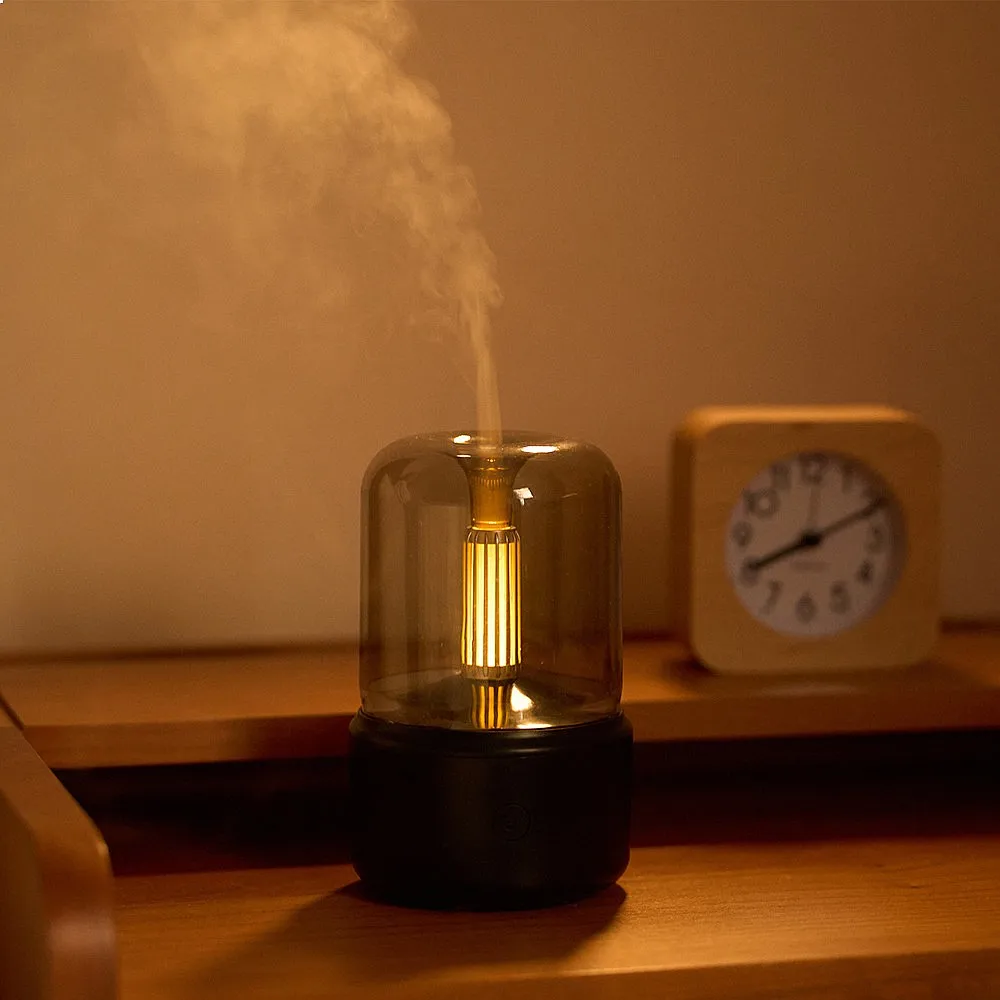 Ultrasonic Silent Aroma Diffuser Humidifier with Flickering Candle Light for Office Home Hotel
Ultrasonic Silent Aroma Diffuser Humidifier with Flickering Candle Light for Office Home Hotel