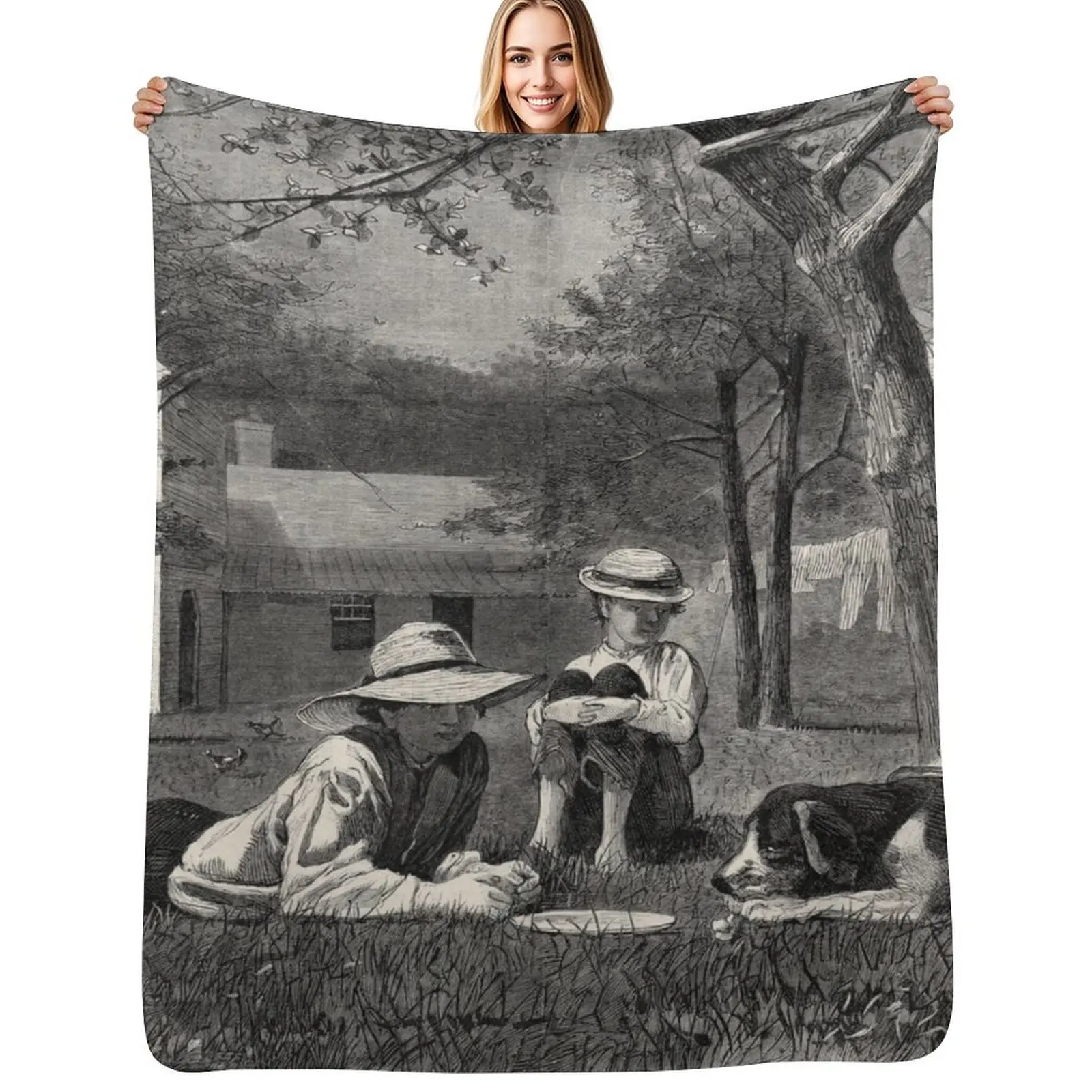 The Nooning - Winslow Homer Throw Blanket Soft Cozy Blanket for Pet Kids Adults
The Nooning - Winslow Homer Throw Blanket Soft Cozy Blanket for Pet Kids Adults