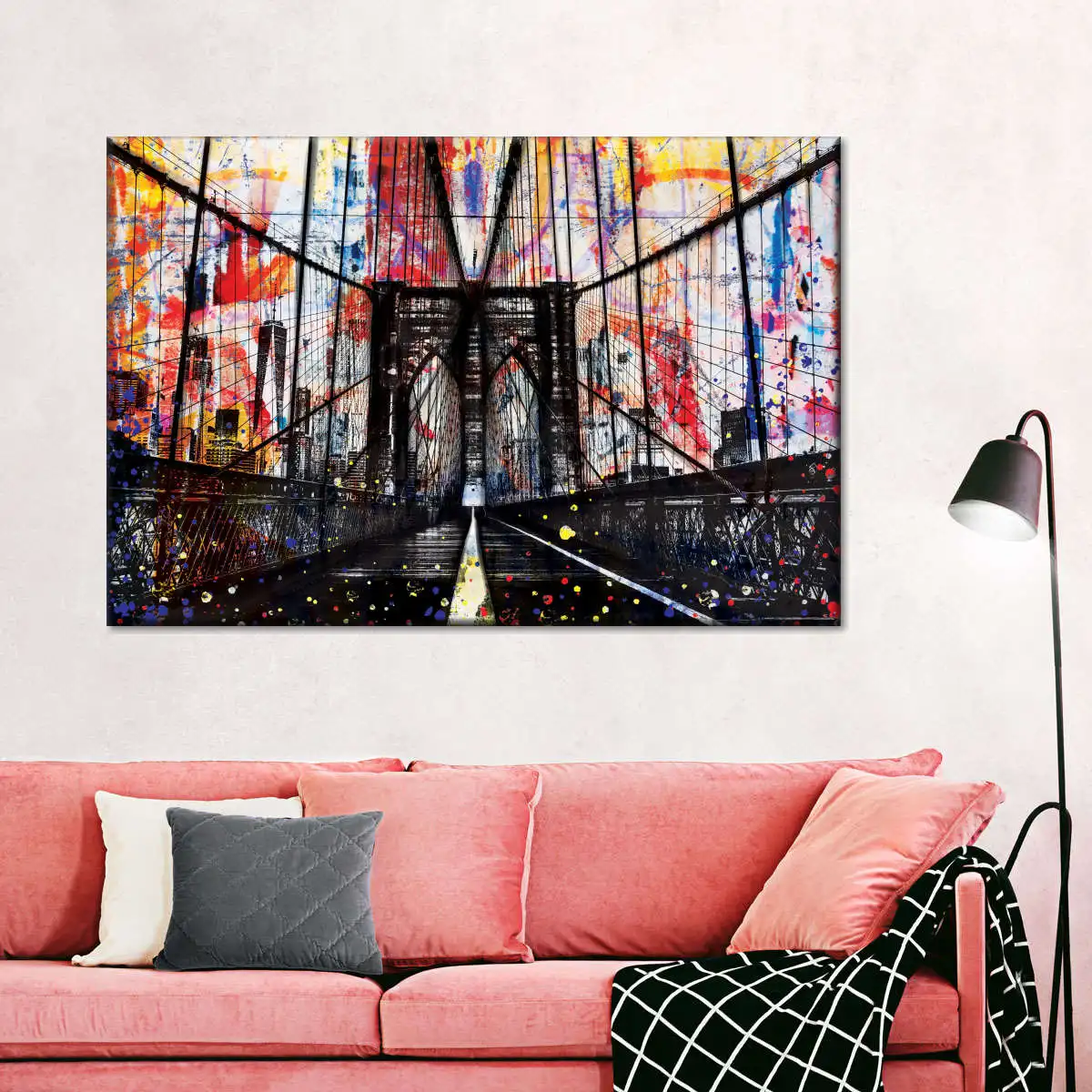 Grunge Brooklyn Bridge Garaffiti Art Canvas Painting Poster Print Home Decor Wall Art Decoration For Living Room Frameless
Grunge Brooklyn Bridge Garaffiti Art Canvas Painting Poster Print Home Decor Wall Art Decoration For Living Room Frameless