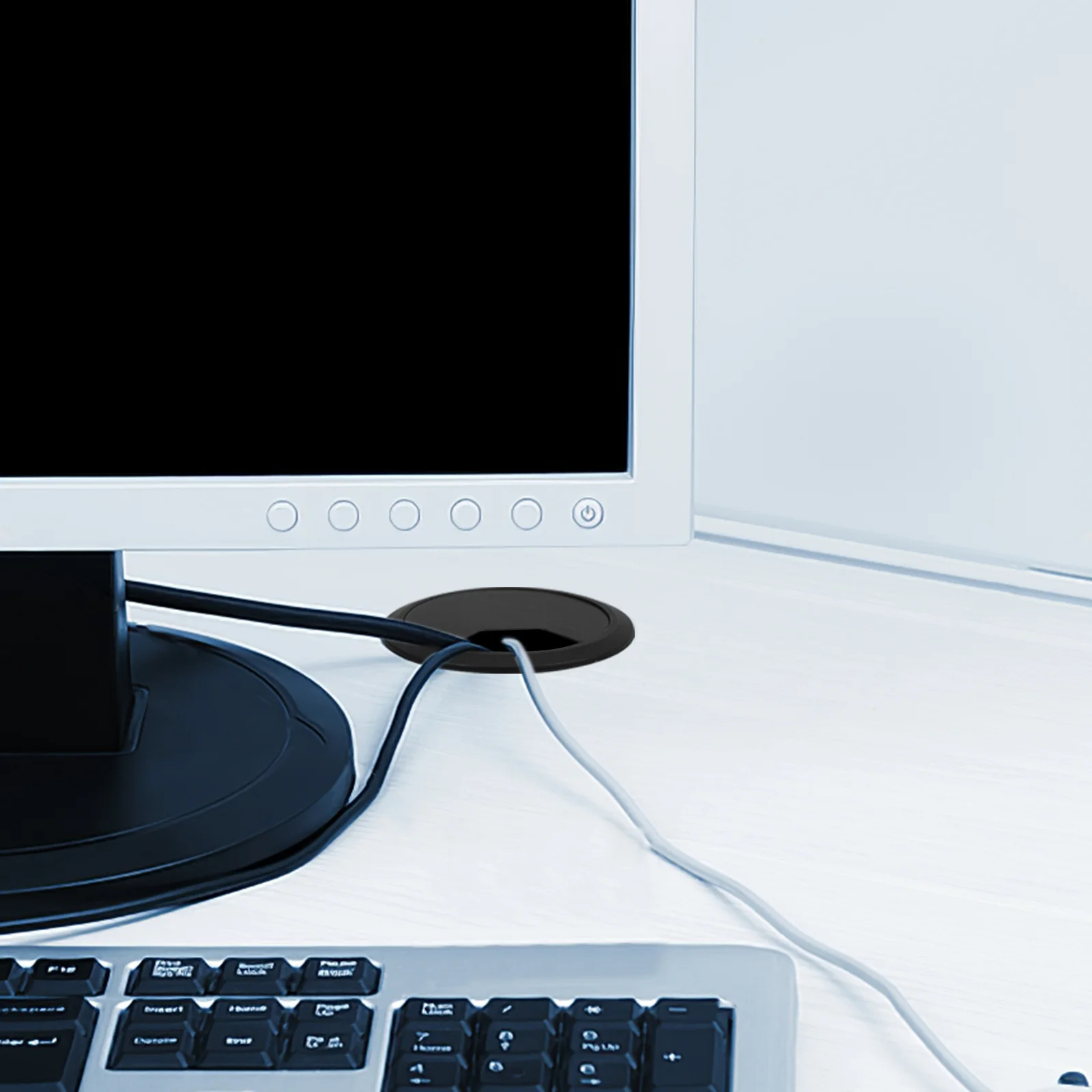 9pcs Cable Grommet For Hole Desk Wire Cord Organizer Plastic Countertop Hole Cover Rotatable Flip Cover For Office Computer
9pcs Cable Grommet For Hole Desk Wire Cord Organizer Plastic Countertop Hole Cover Rotatable Flip Cover For Office Computer