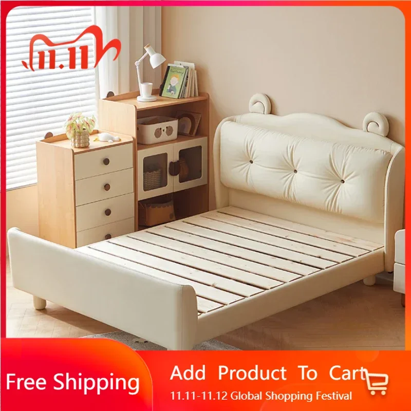 Lazy Soft Girls Children Bed Lights Modern Design White Loft Children Beds Frame Organizer Letto Matrimoniale Unique Furniture
Lazy Soft Girls Children Bed Lights Modern Design White Loft Children Beds Frame Organizer Letto Matrimoniale Unique Furniture