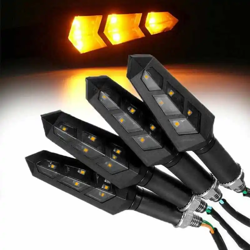 4x Universal LED Motorcycle Motorbike Turn Signal Indicators Light Lamp Amber Durable Automotive Light Accessories
4x Universal LED Motorcycle Motorbike Turn Signal Indicators Light Lamp Amber Durable Automotive Light Accessories