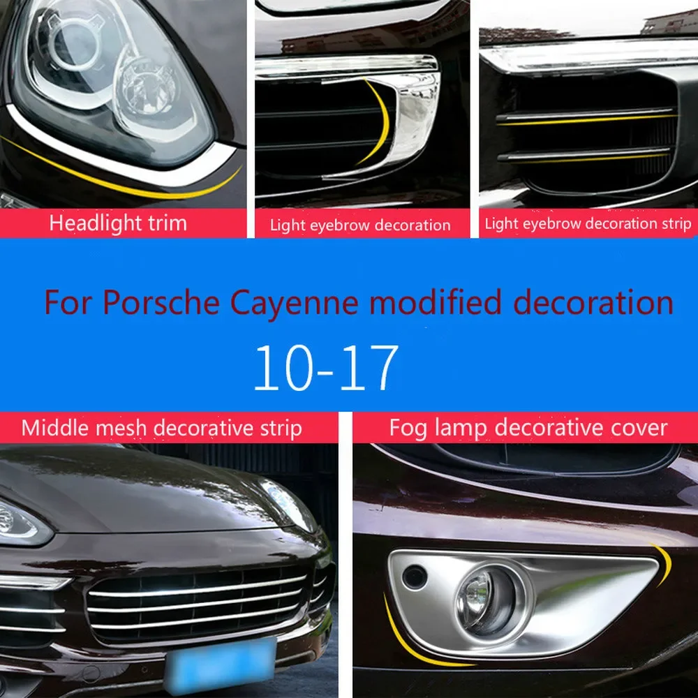 3D стерео Наклейка для Porsche Cayenne средняя сетчатая полоса передняя фара рамка противотуманной фары Модификация внешней фары средняя сетчатая полоса
3D стерео Наклейка для Porsche Cayenne средняя сетчатая полоса передняя фара рамка противотуманной фары Модификация внешней фары средняя сетчатая полоса