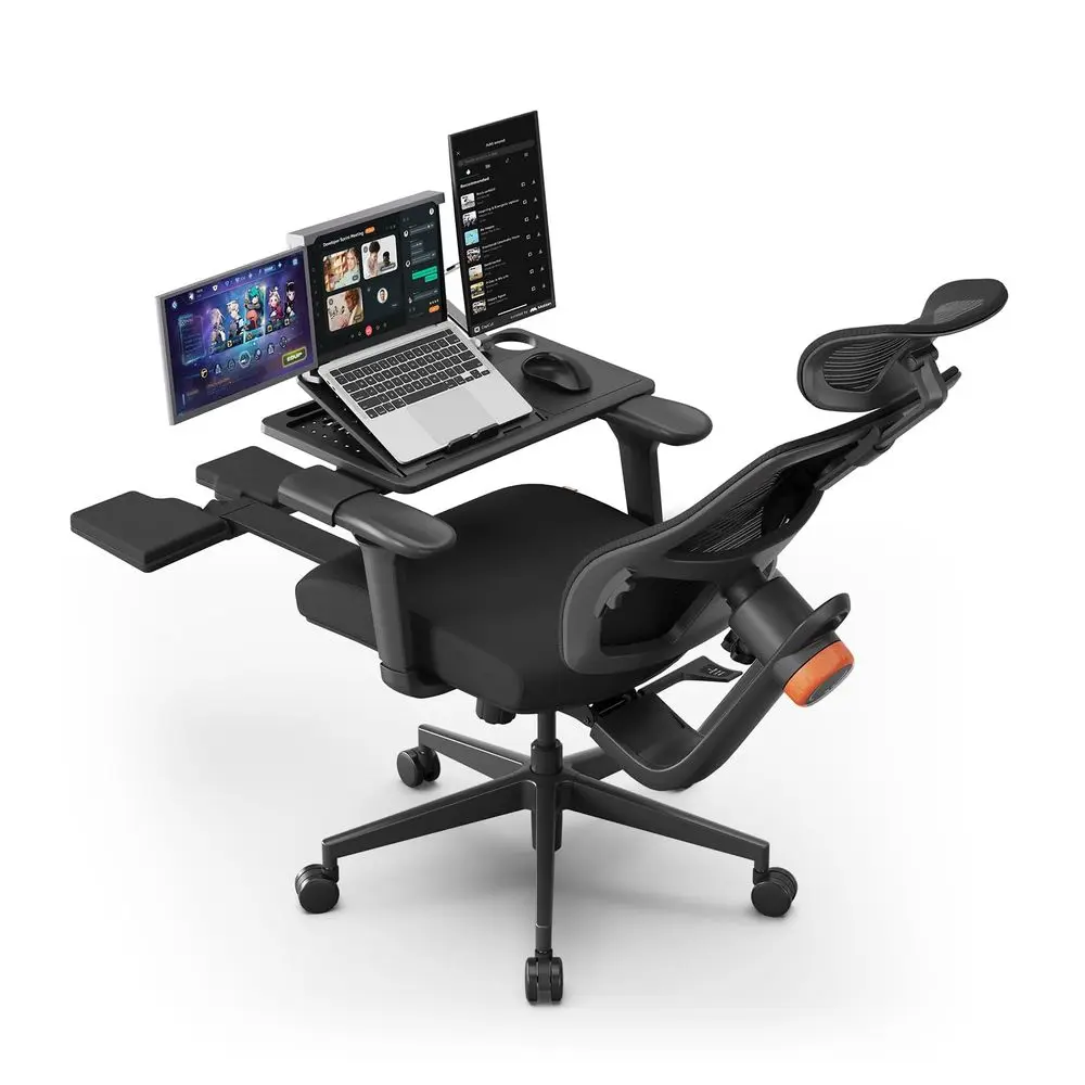 Office Chair Ergonomic with Footrest, AutoFollowing Lumbar Support, High Back Desk Chair with 4D Armrest,136 Tilt Lock, Adjusta
Office Chair Ergonomic with Footrest, AutoFollowing Lumbar Support, High Back Desk Chair with 4D Armrest,136 Tilt Lock, Adjusta