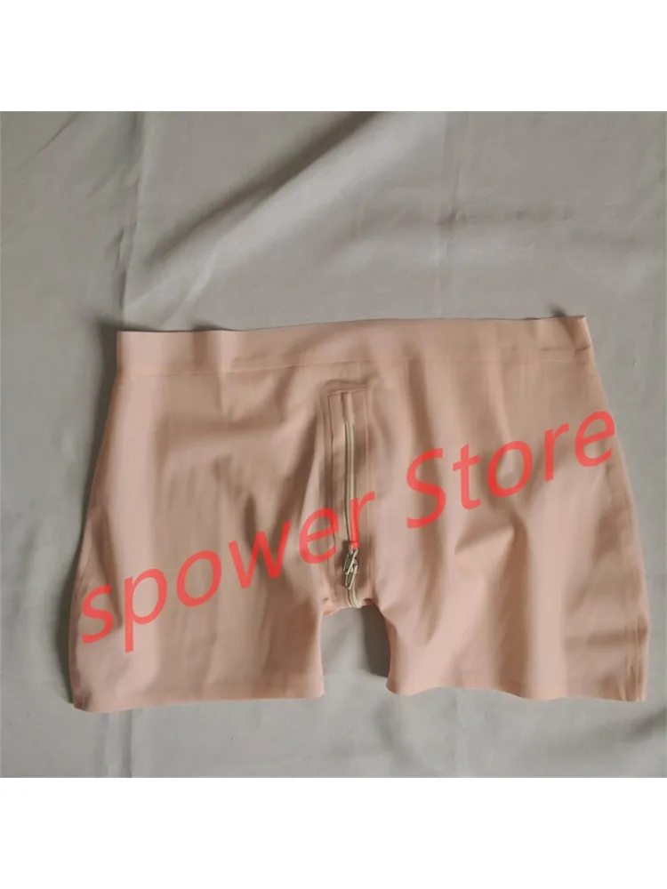 Latex Boxer Panties Sexy Fetish Rubber Shorts Baby Pink with Zip Fromt to Back Underwear Lingerie Handmade Cosplay Costume
Latex Boxer Panties Sexy Fetish Rubber Shorts Baby Pink with Zip Fromt to Back Underwear Lingerie Handmade Cosplay Costume