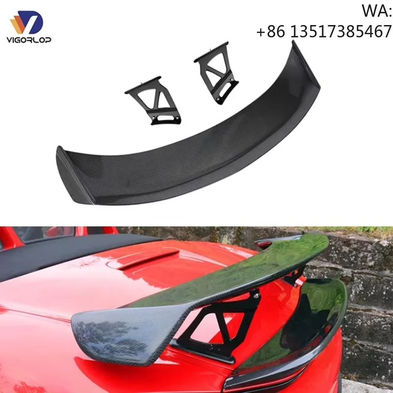 Carbon Fiber Car Tail Wing Spoiler Dry Carbon Rear Spoiler Carbon for Porsche 718 Upgrade to GT4 2016-2024
Carbon Fiber Car Tail Wing Spoiler Dry Carbon Rear Spoiler Carbon for Porsche 718 Upgrade to GT4 2016-2024