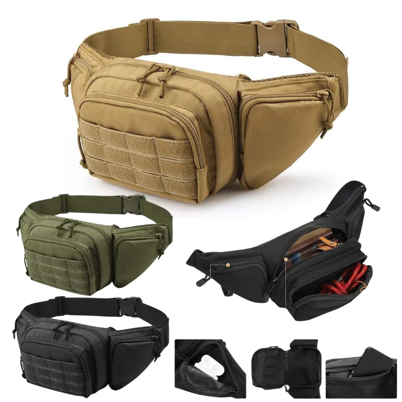 Durable Oxford Outdoor Tactical Waist Bag Multi Color Utility Fanny Pack Portable Belt Pouch for Sports Fishing Daily Carry
Durable Oxford Outdoor Tactical Waist Bag Multi Color Utility Fanny Pack Portable Belt Pouch for Sports Fishing Daily Carry