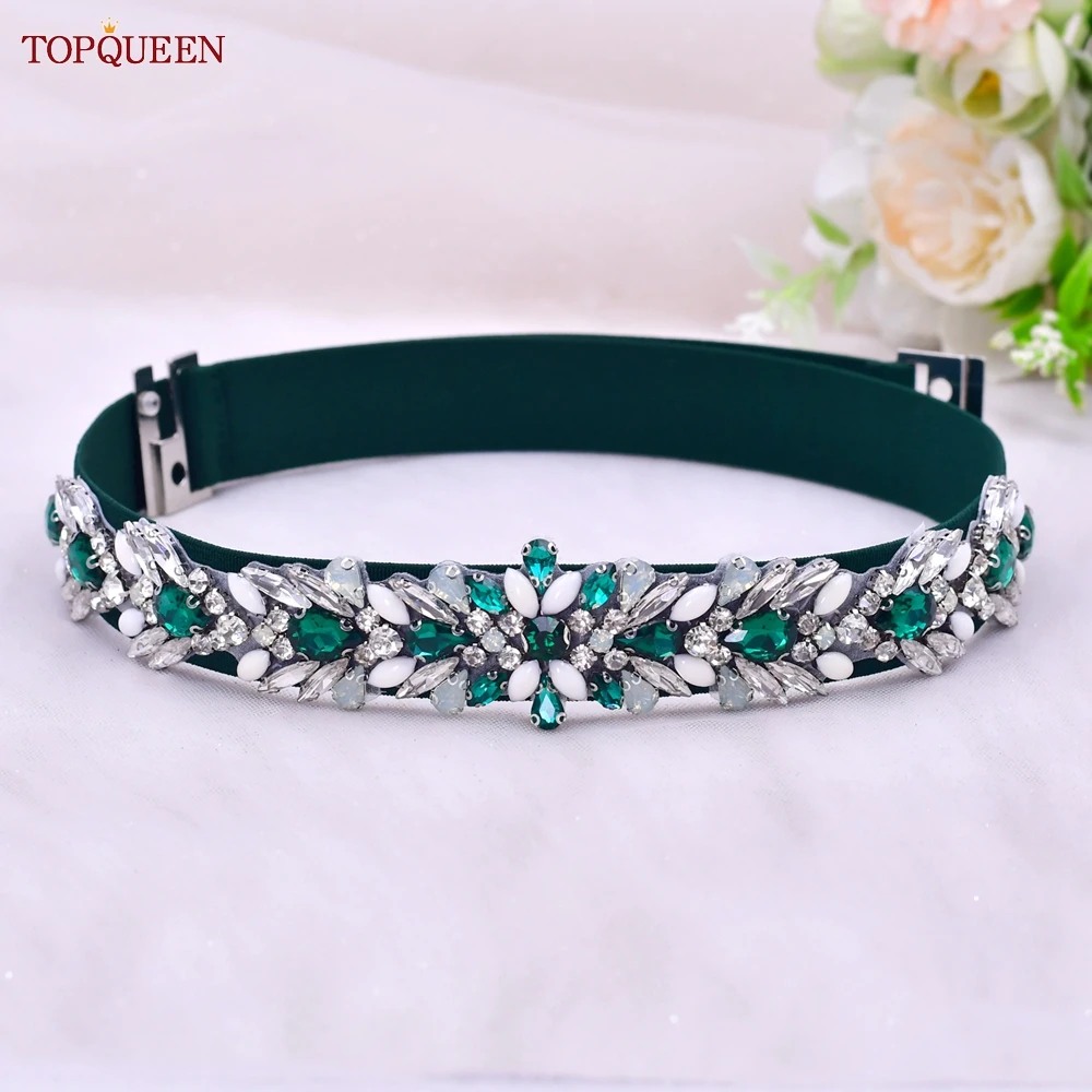 TOPQUEEN S476-B Rhinestone Elastic Waist Belt For Women Dress Full Crystal Gem Female Waistband Sash Fashion Luxury Ladies Belt
TOPQUEEN S476-B Rhinestone Elastic Waist Belt For Women Dress Full Crystal Gem Female Waistband Sash Fashion Luxury Ladies Belt