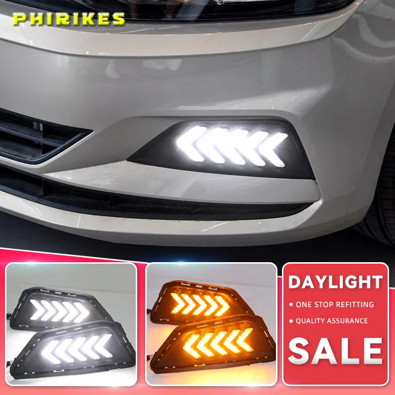 For Volkswagen vw Polo 2019 LED DRL Daytime Running Lights Fog Lamp Dynamic Yellow Turn Signal Lamp
For Volkswagen vw Polo 2019 LED DRL Daytime Running Lights Fog Lamp Dynamic Yellow Turn Signal Lamp