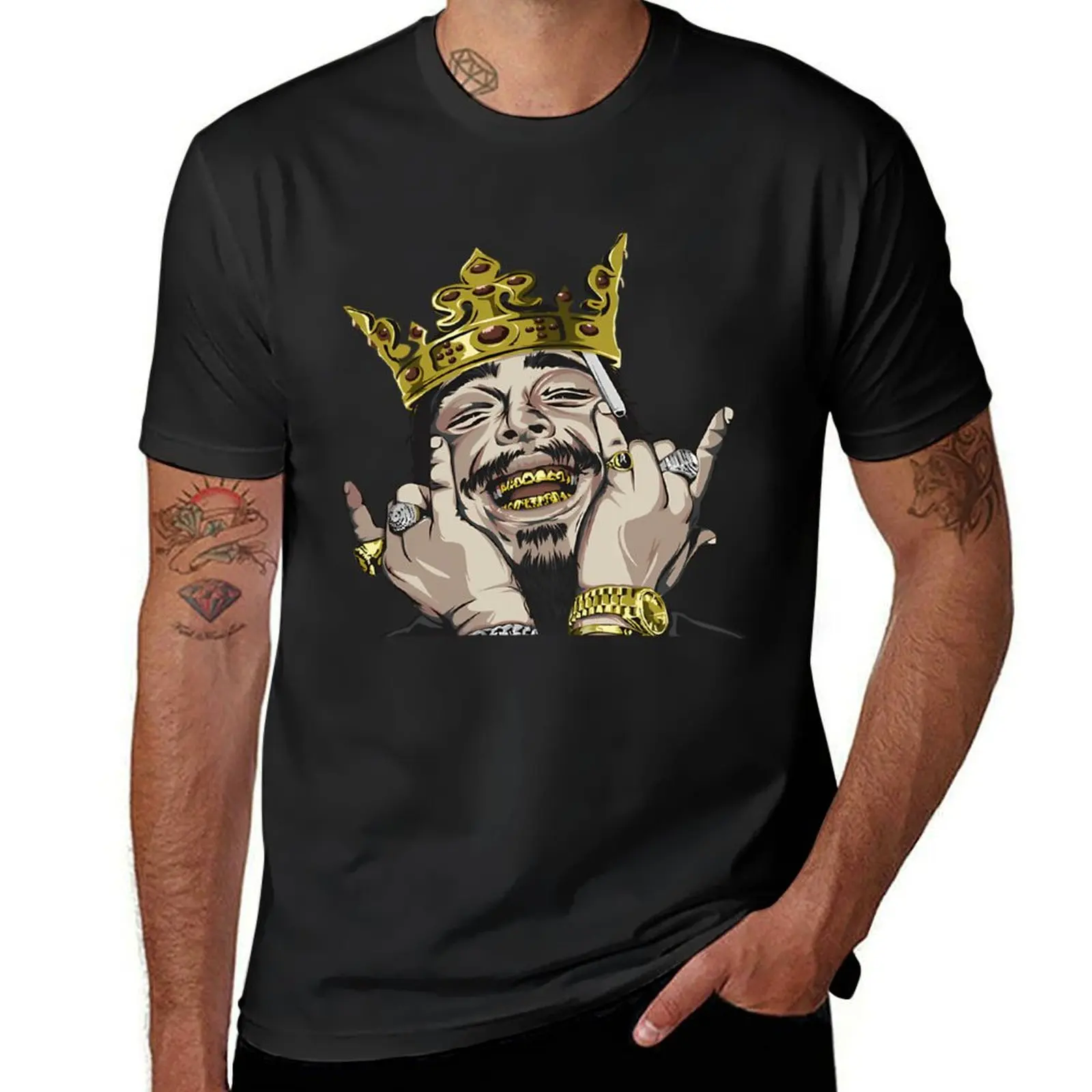 The Post King of Rap Rock T-Shirt funny gifts graphic t shirt vintage Men's t shirts
The Post King of Rap Rock T-Shirt funny gifts graphic t shirt vintage Men's t shirts