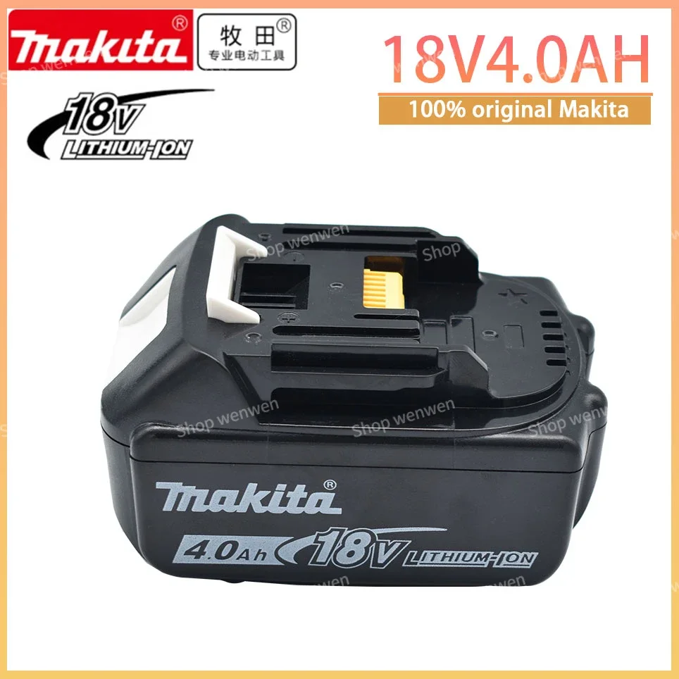 100% original Makita 18V 4.0Ah rechargeable power tool battery with LED lithium ion replacement LXT BL1860B BL1860 BL1850
100% original Makita 18V 4.0Ah rechargeable power tool battery with LED lithium ion replacement LXT BL1860B BL1860 BL1850