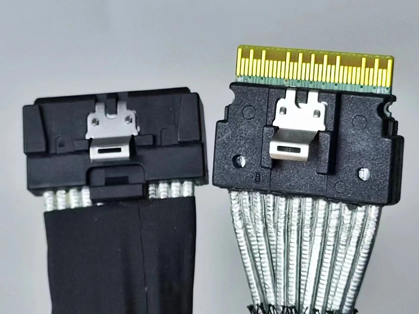 For Server backplane For LP SFF-8654 8I data cable to Slim SAS 24G cable, thin plate
For Server backplane For LP SFF-8654 8I data cable to Slim SAS 24G cable, thin plate