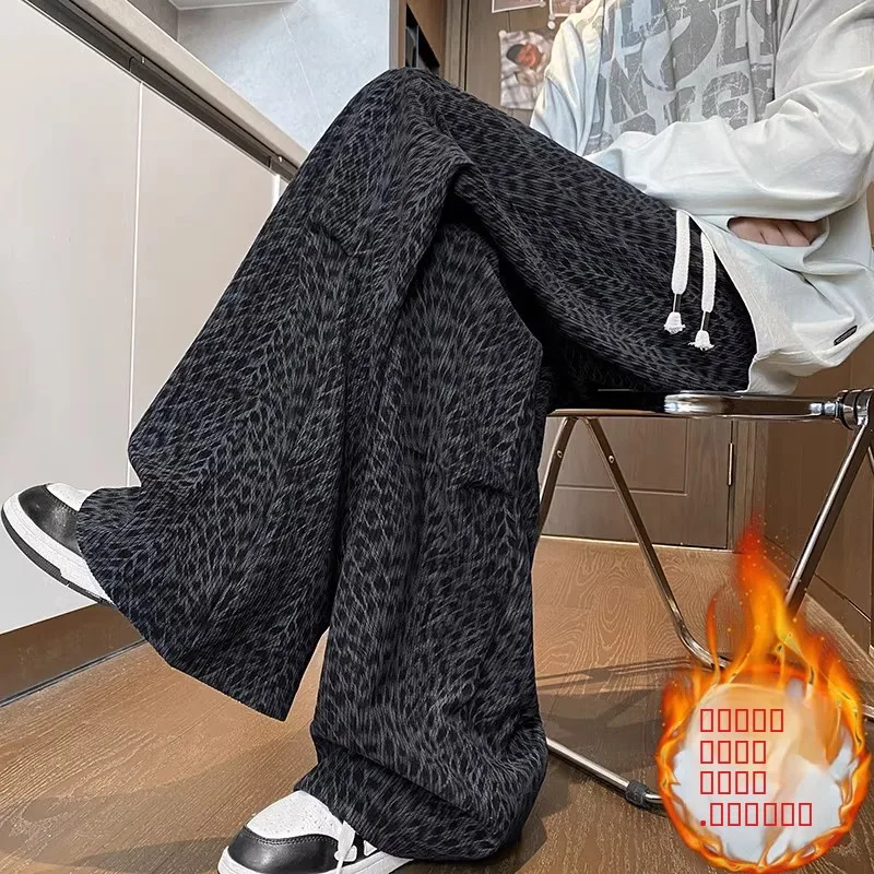 Men's Spor Fce Lined Loose Fit Casual Pants Autumn Winter Vintage Sle Dyed Trousers Streetwear Large Size Straight Leg
Men's Spor Fce Lined Loose Fit Casual Pants Autumn Winter Vintage Sle Dyed Trousers Streetwear Large Size Straight Leg