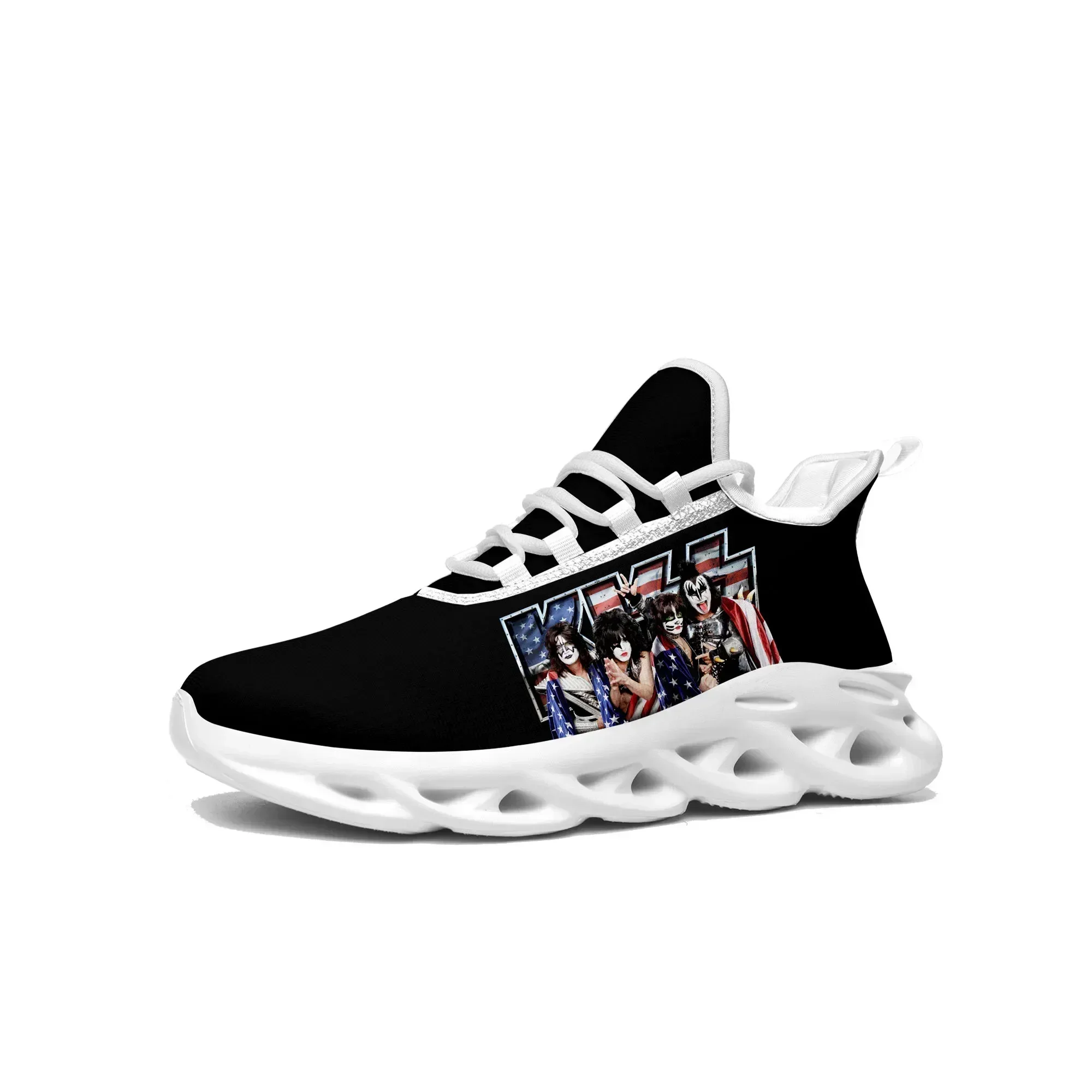 Kiss Metal Rock Band Flats Sneakers Mens Womens Sports Running Shoes High Quality Sneaker Lace Up Mesh Footwear Customize Shoe
Kiss Metal Rock Band Flats Sneakers Mens Womens Sports Running Shoes High Quality Sneaker Lace Up Mesh Footwear Customize Shoe