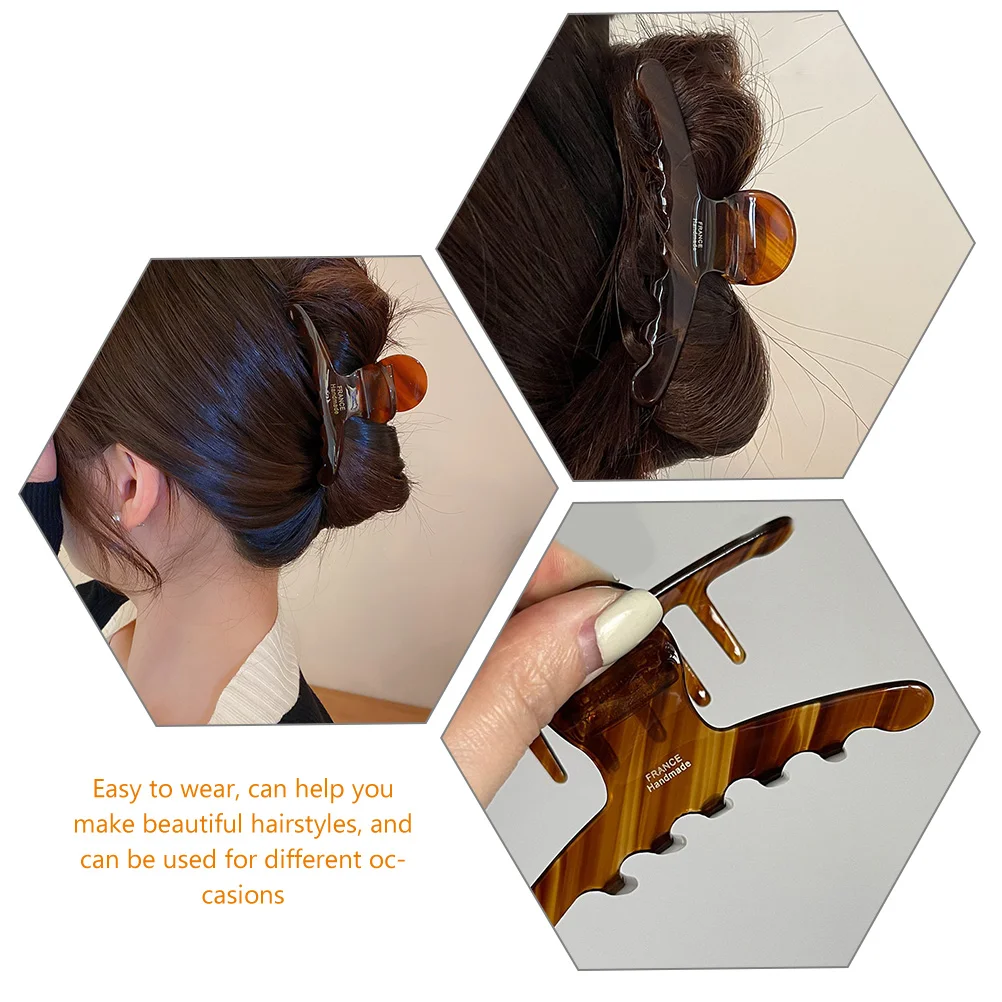 Acetate Claw Dense Sheet Nonslip Women Hairpin Accessories Fashion Simple Styling Tool Durable Daily Use Hair Jaw Clips
Acetate Claw Dense Sheet Nonslip Women Hairpin Accessories Fashion Simple Styling Tool Durable Daily Use Hair Jaw Clips