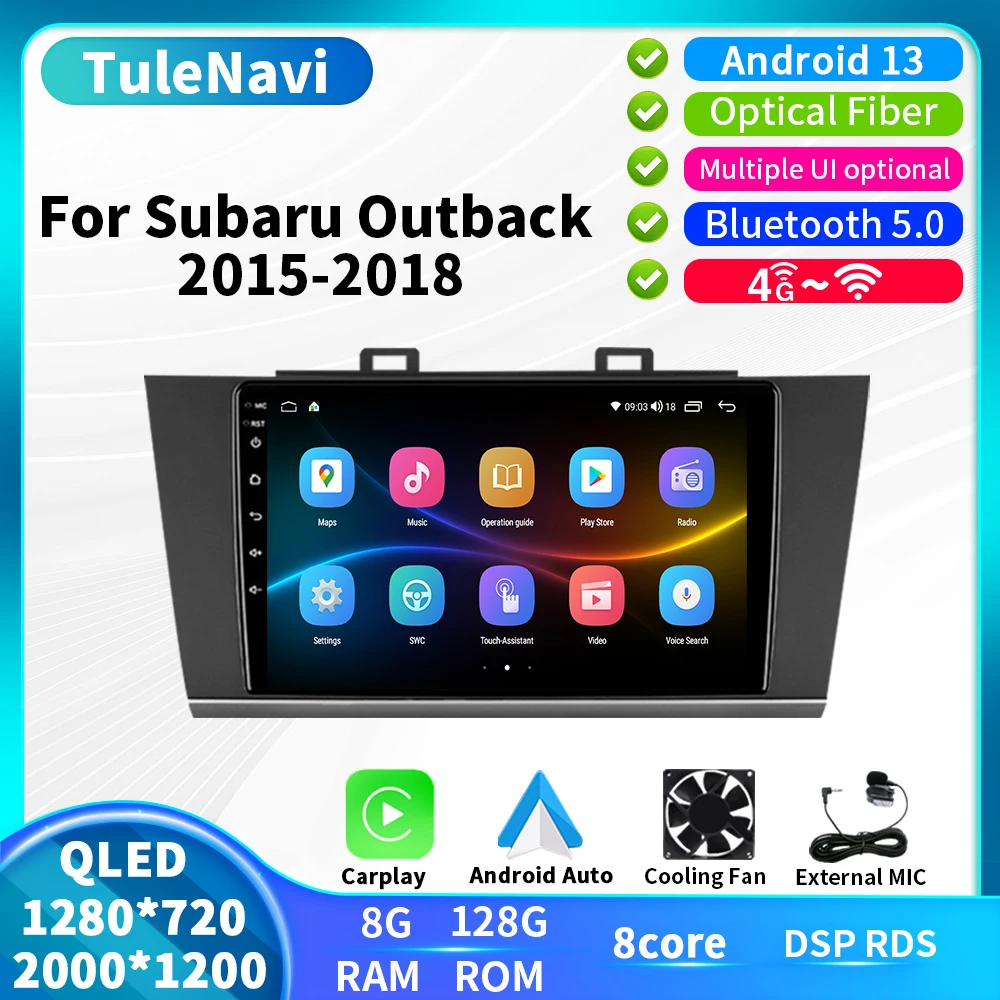 Автомобильный аудиоплеер Carplay для Subaru Outback Legacy 2015, 2016, 2017, 2018, DSP, автомобильный мультимедийный радиоприемник, навигация GPS, 4G, Android 12
Автомобильный аудиоплеер Carplay для Subaru Outback Legacy 2015, 2016, 2017, 2018, DSP, автомобильный мультимедийный радиоприемник, навигация GPS, 4G, Android 12