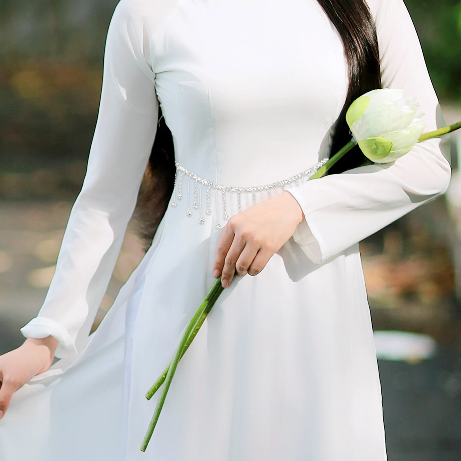 Rhinestone Tassel Chain Decorative Trim Multi function Fringe Cuttable Rhinestones Dress Clothing Accessory High class Material
Rhinestone Tassel Chain Decorative Trim Multi function Fringe Cuttable Rhinestones Dress Clothing Accessory High class Material