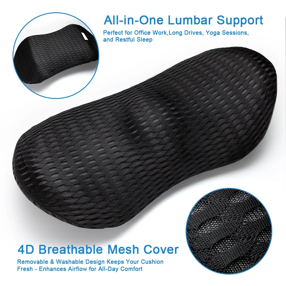 【1PC】Memory Foam Lumbar Support Pillow – Office Chair & Car Seat Back Cushion, Relieves Lower Back Pain, Ergonomic Comfort for S
【1PC】Memory Foam Lumbar Support Pillow – Office Chair & Car Seat Back Cushion, Relieves Lower Back Pain, Ergonomic Comfort for S
