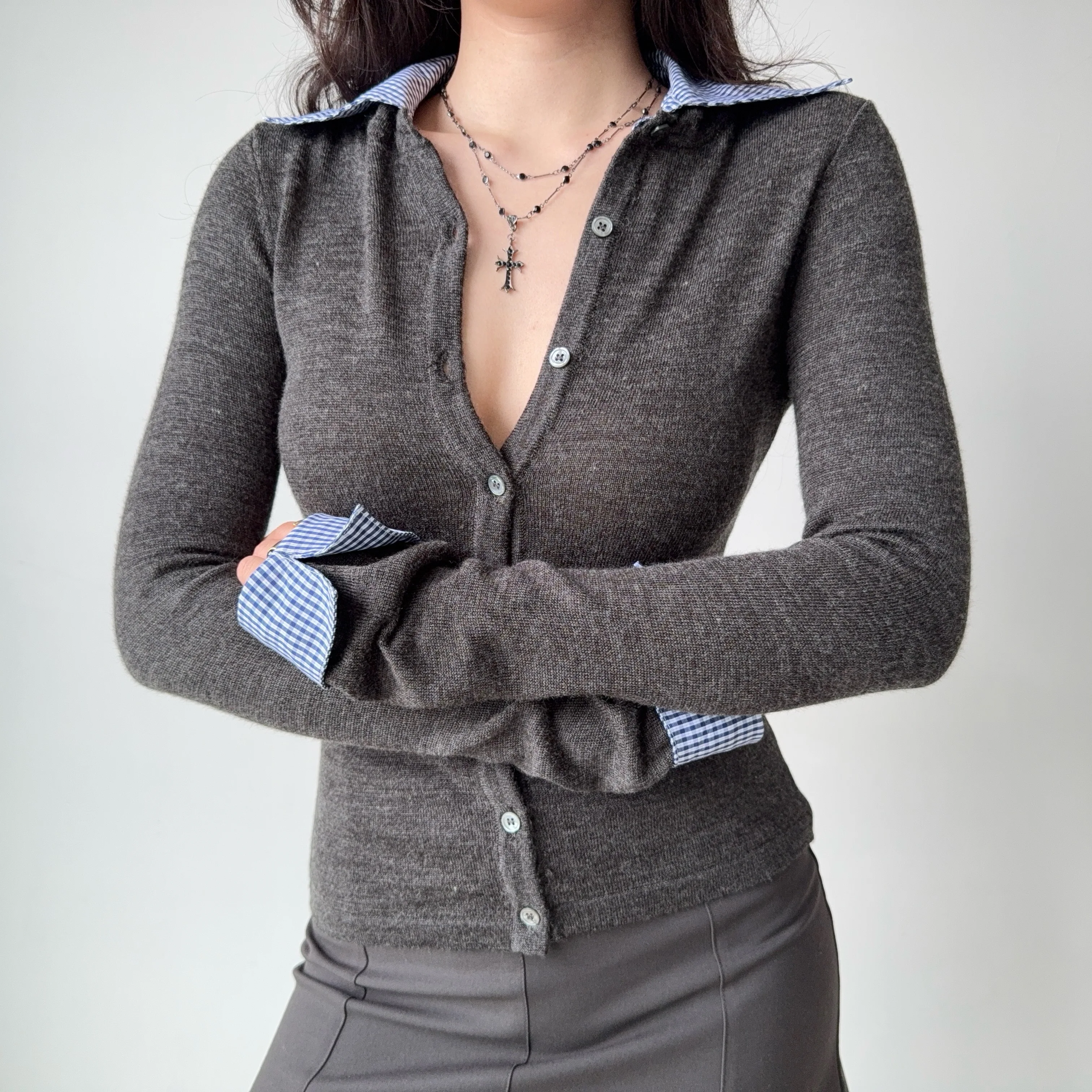 Slim Fit Long Sleeve Woolen Knitted Cardigan Women's Fashion Street Style Patchwork Open Front Sweater Go Girl Go SY001809
Slim Fit Long Sleeve Woolen Knitted Cardigan Women's Fashion Street Style Patchwork Open Front Sweater Go Girl Go SY001809