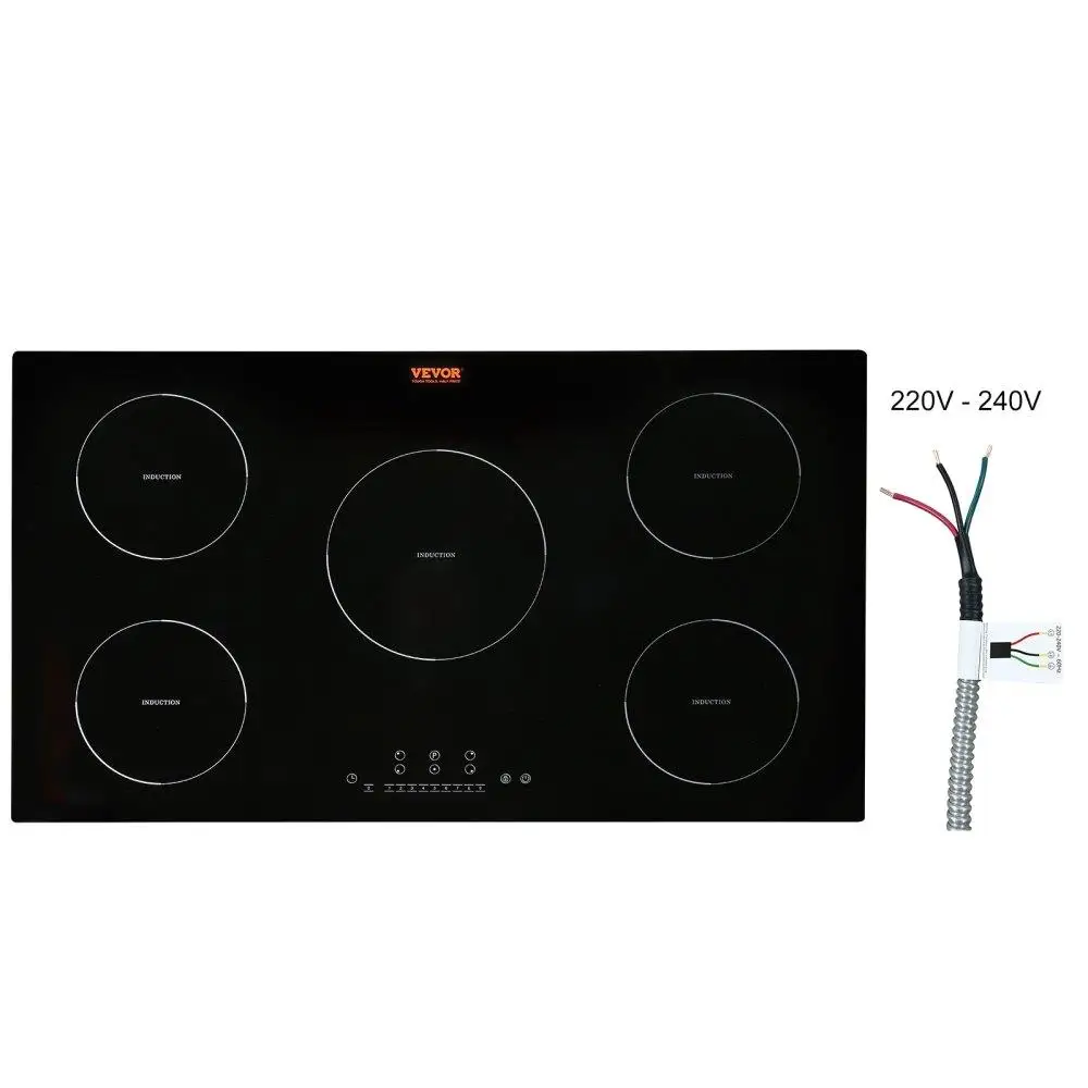 5 36 Inch Induction Stove 9200W 9 Heating Levels Screen Child Lock Over Temperature
5 36 Inch Induction Stove 9200W 9 Heating Levels Screen Child Lock Over Temperature
