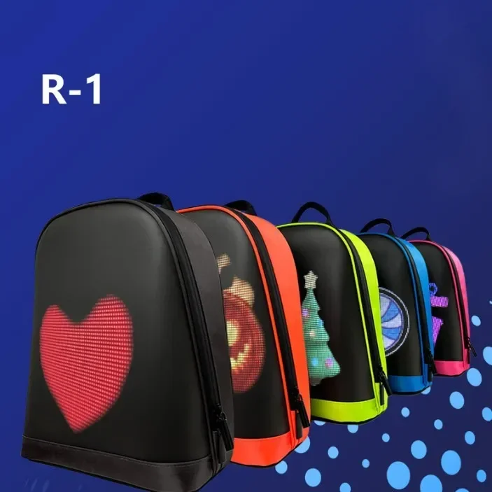 CORACross-border new LED backpack Bluetooth control DIY graffiti cool display smart screen advertising backpack
CORACross-border new LED backpack Bluetooth control DIY graffiti cool display smart screen advertising backpack