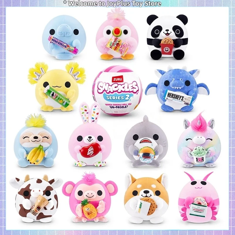 ZURU Mini Brands Snackles Blind Box Cute Kawaii Doll Super Soft Ultra Squeezable Plush Collectible Suprise Toys Kids Gift
ZURU Mini Brands Snackles Blind Box Cute Kawaii Doll Super Soft Ultra Squeezable Plush Collectible Suprise Toys Kids Gift