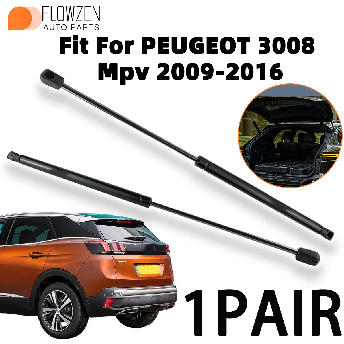 2pcs Trunk Gas Struts Spring Bar For PEUGEOT 3008 Mpv 2009-2016 OE 101-00-725 34410 8731 Rear Shock Strut Bar Pressure Rod
2pcs Trunk Gas Struts Spring Bar For PEUGEOT 3008 Mpv 2009-2016 OE 101-00-725 34410 8731 Rear Shock Strut Bar Pressure Rod