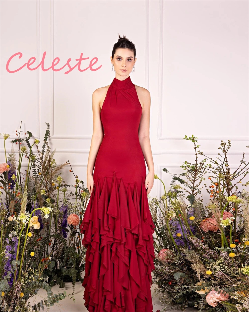 Современные бордовые трикотажные вечерние платья по индивидуальному заказу, вечерние платья без рукавов с лямкой на шее, классические платья для особых случаев
Современные бордовые трикотажные вечерние платья по индивидуальному заказу, вечерние платья без рукавов с лямкой на шее, классические платья для особых случаев