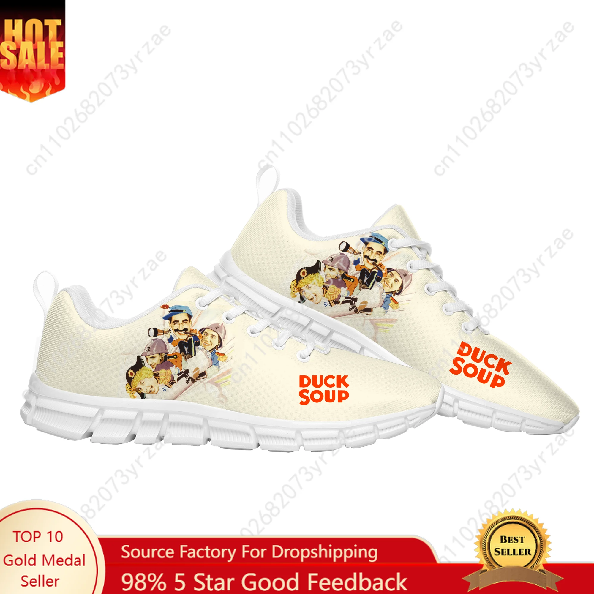 Duck Soup Sneakers Mens Womens Teenager Customized Sports Shoes High Quality Fashion Casual Pattern Print Custom Made Shoes
Duck Soup Sneakers Mens Womens Teenager Customized Sports Shoes High Quality Fashion Casual Pattern Print Custom Made Shoes
