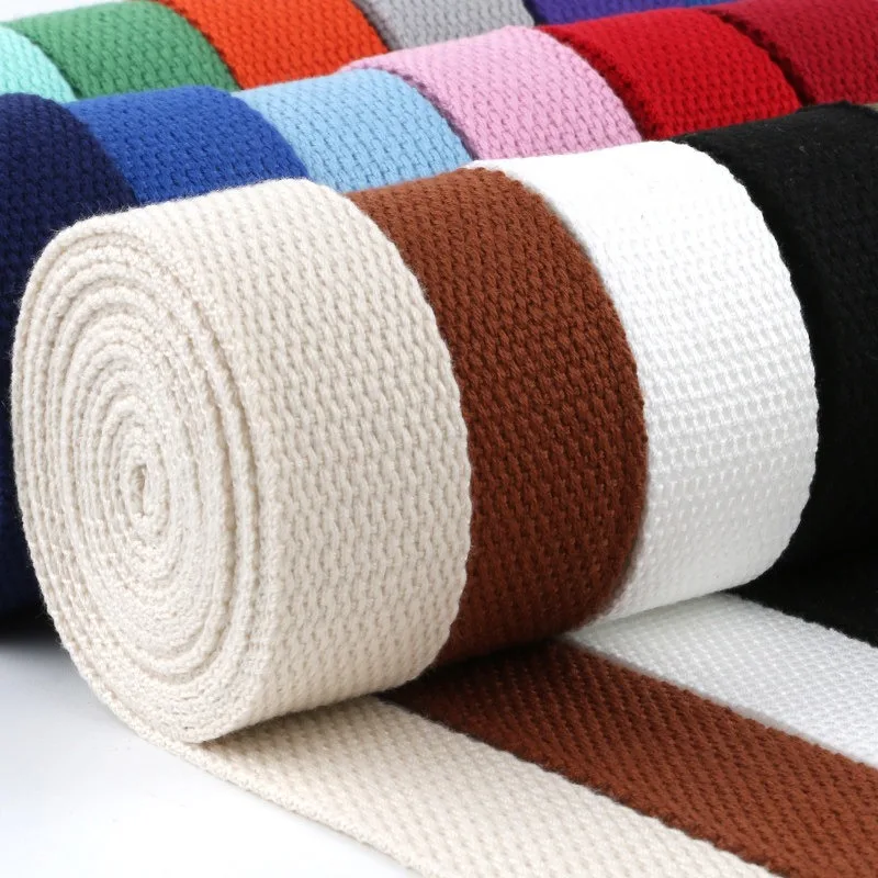 10Meters 20-50mm 1.3mm Thick Cotton Canvas Webbing Tape Backpack Webbings Strap Ribbon Bag Belt Bias Binding Sewing Accessories
10Meters 20-50mm 1.3mm Thick Cotton Canvas Webbing Tape Backpack Webbings Strap Ribbon Bag Belt Bias Binding Sewing Accessories