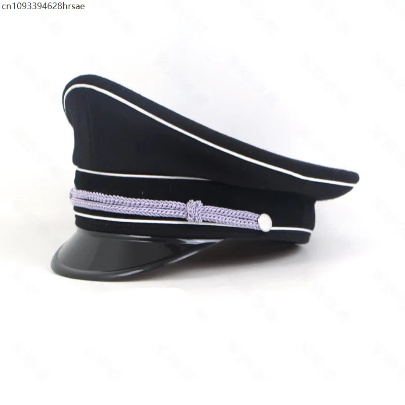 Reenactment Cosplay German M32 Elite Whipcord Officer Hat Cap Black Army Cap Elite Military Hats
Reenactment Cosplay German M32 Elite Whipcord Officer Hat Cap Black Army Cap Elite Military Hats