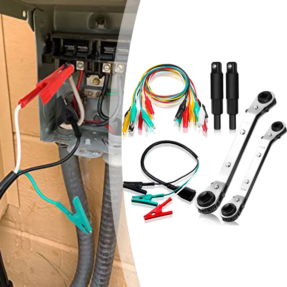 For Electrical Testing Adapter Cord HVAC Service Wrench Electrical Operations As Pictured Versatile For HVAC Systems
For Electrical Testing Adapter Cord HVAC Service Wrench Electrical Operations As Pictured Versatile For HVAC Systems