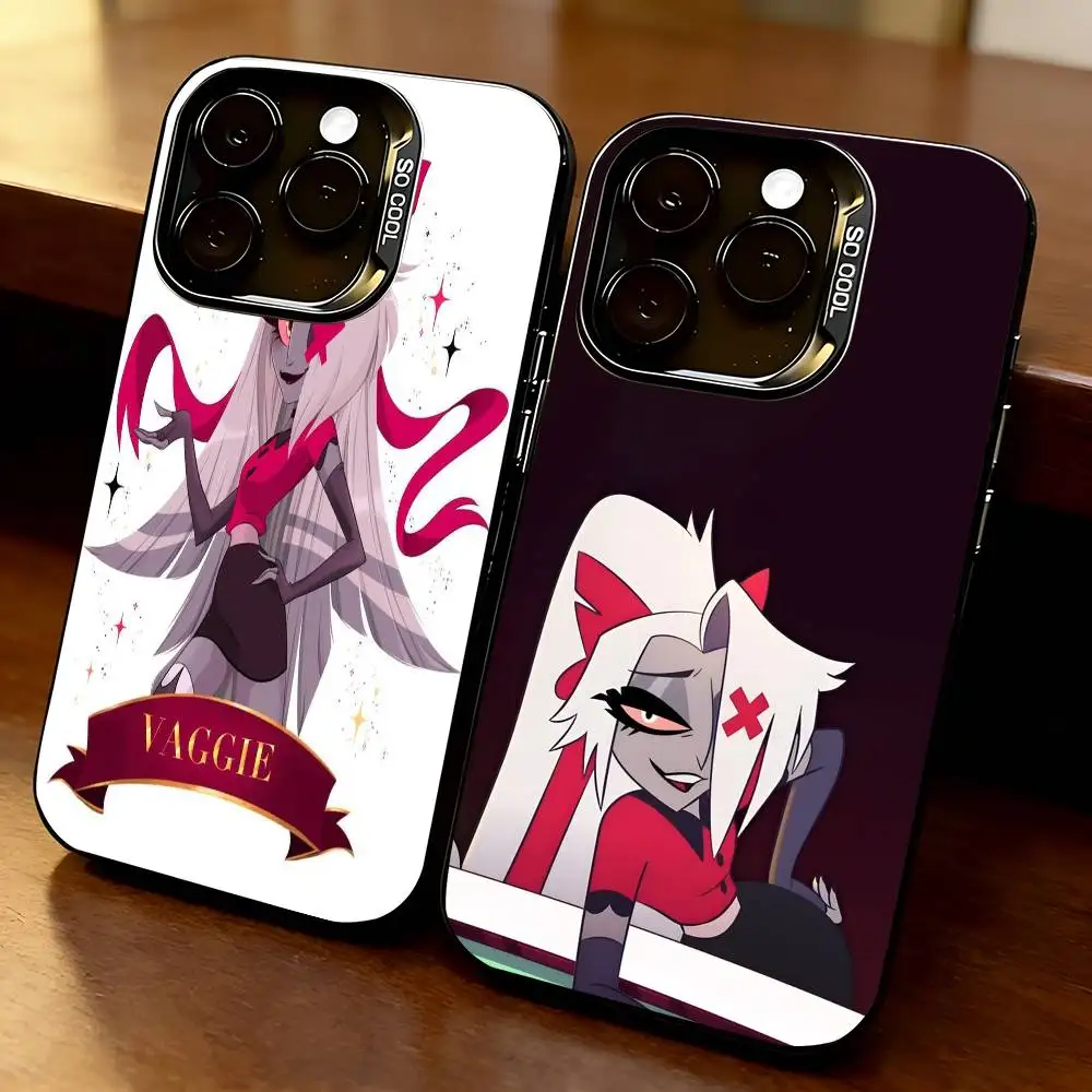 H-Hazbin Hotel V-Vaggie Phone Case For iPhone 17,16,15,14,13,12,11 Plus,Pro Max,XS,Colorful Silver Phone case Funda Cover
H-Hazbin Hotel V-Vaggie Phone Case For iPhone 17,16,15,14,13,12,11 Plus,Pro Max,XS,Colorful Silver Phone case Funda Cover
