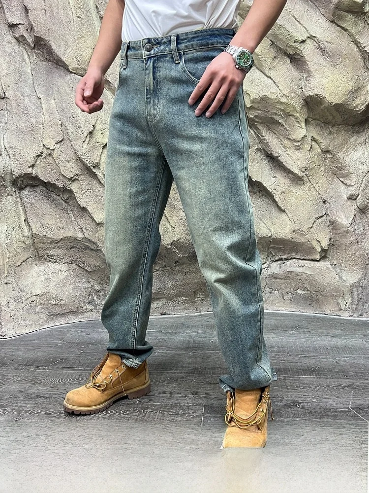 Denim Jeans Men's Spring Summer Slim Fit Cotton Polyester Blend Elastic Washed out High Waist Standard Fit Jeans
Denim Jeans Men's Spring Summer Slim Fit Cotton Polyester Blend Elastic Washed out High Waist Standard Fit Jeans