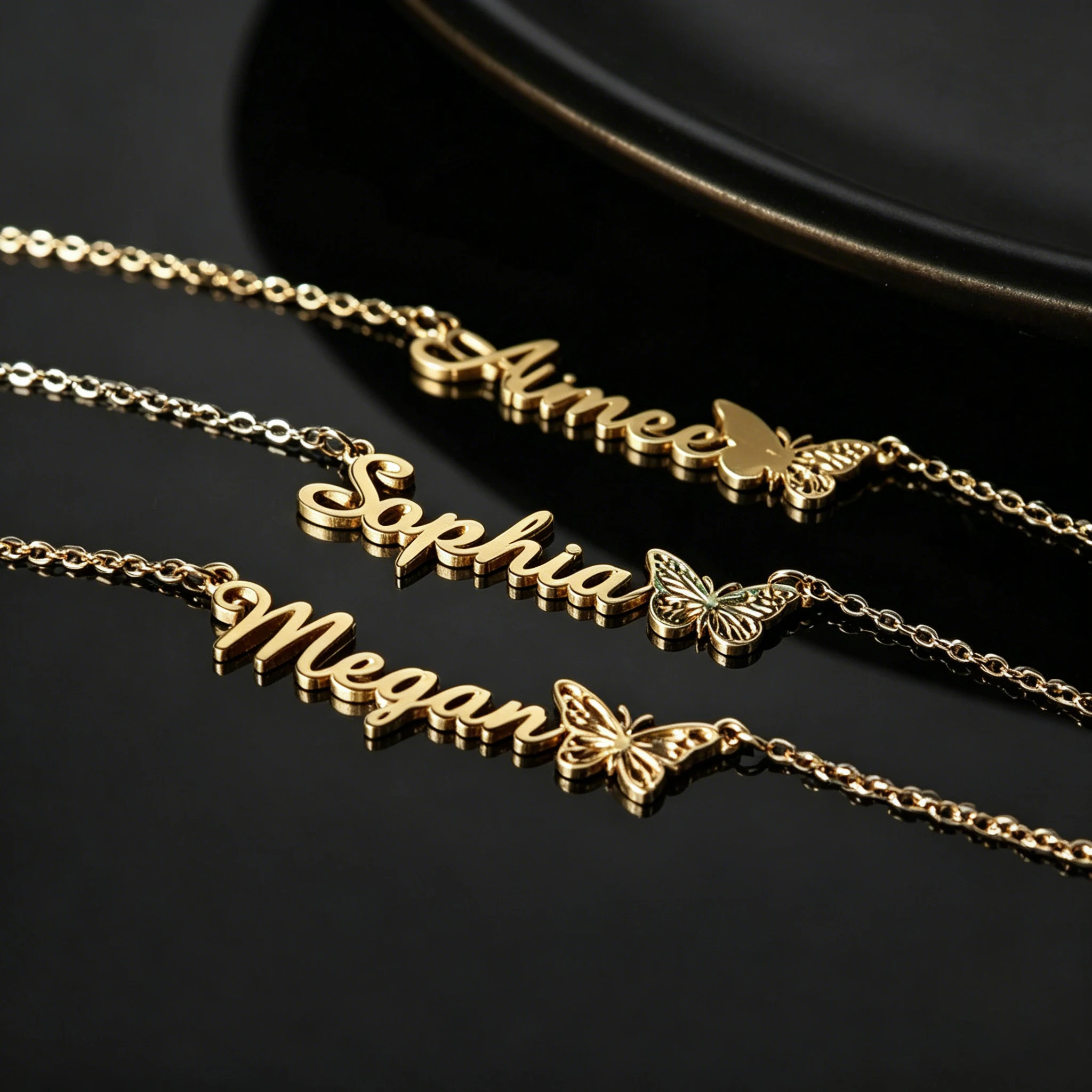 Custom Butterfly Pendant Necklace Handwritten Style Gold Silver Stainless Steel Unisex Accessory for Women Men Anniversary
Custom Butterfly Pendant Necklace Handwritten Style Gold Silver Stainless Steel Unisex Accessory for Women Men Anniversary