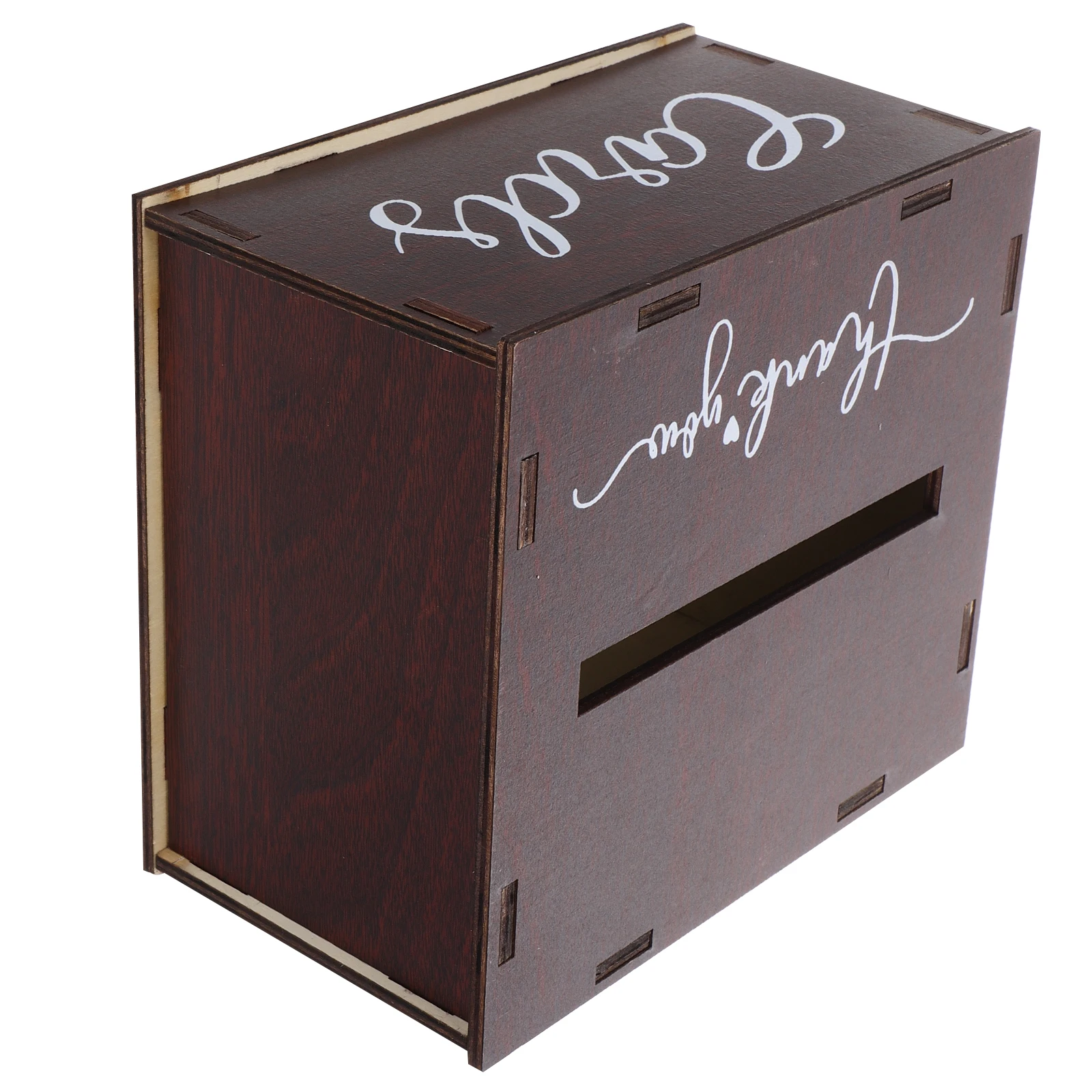 Wooden Card Box for Wedding Reception Decorations Storage Table Ideal Occasions Collect Cards Keepsake Exquisite Design
Wooden Card Box for Wedding Reception Decorations Storage Table Ideal Occasions Collect Cards Keepsake Exquisite Design
