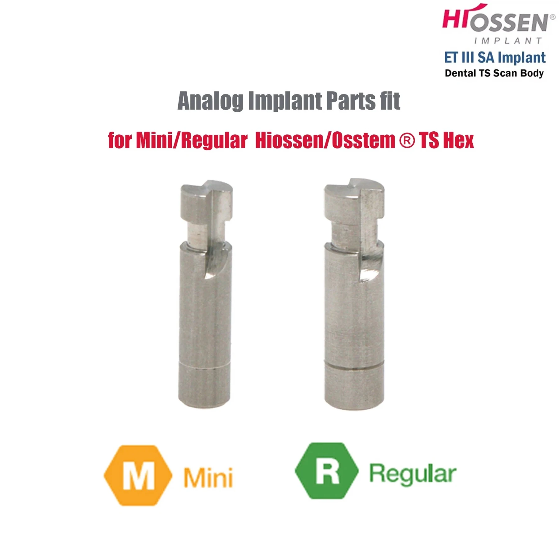 Аналоговый имплантат для стоматологической лаборатории ET, длина передачи 15 мм, мини, Ø3,5 мм/обычный, Ø4,0 мм, подходит для совместимого Hiossen ET
Аналоговый имплантат для стоматологической лаборатории ET, длина передачи 15 мм, мини, Ø3,5 мм/обычный, Ø4,0 мм, подходит для совместимого Hiossen ET