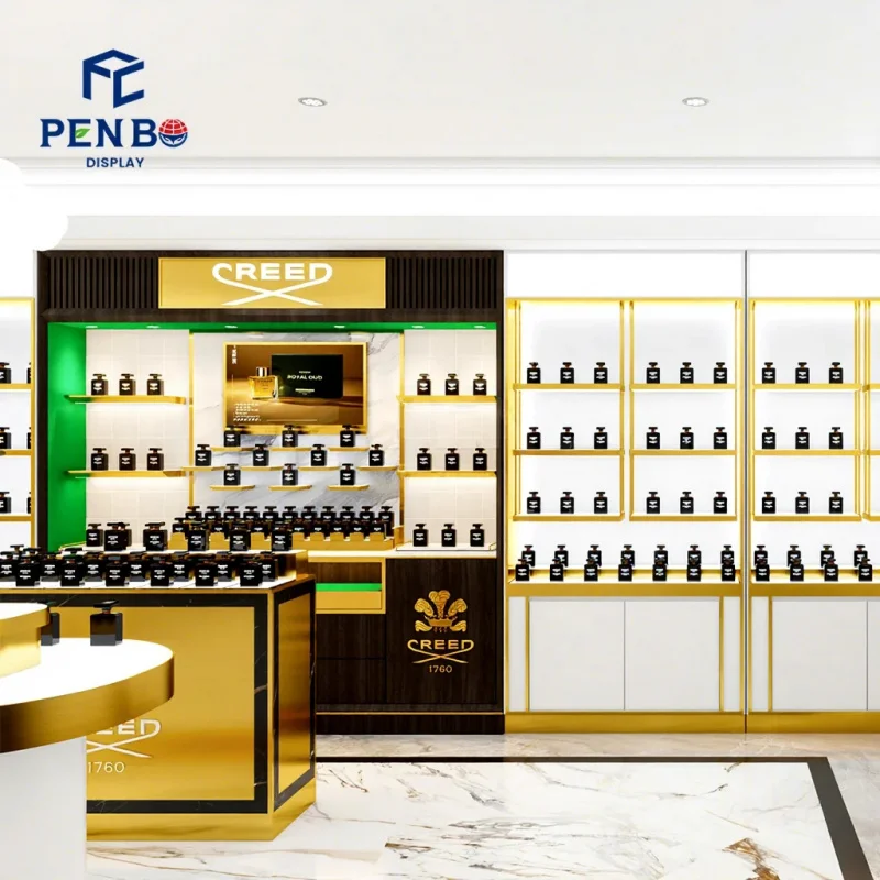 custom.Luxury Style Perfume Bar Showcase Custom Wall-Mounted Perfume Display Counter Fragrance Design
custom.Luxury Style Perfume Bar Showcase Custom Wall-Mounted Perfume Display Counter Fragrance Design