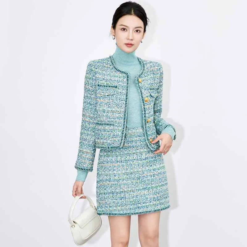 Insozkdg Blazer Mini Skirts Suits Women Plaid Short Two Piece Set 2024 Autumn Slim Tweed Jacket Half Skirt Female Two-Piece Sets
Insozkdg Blazer Mini Skirts Suits Women Plaid Short Two Piece Set 2024 Autumn Slim Tweed Jacket Half Skirt Female Two-Piece Sets