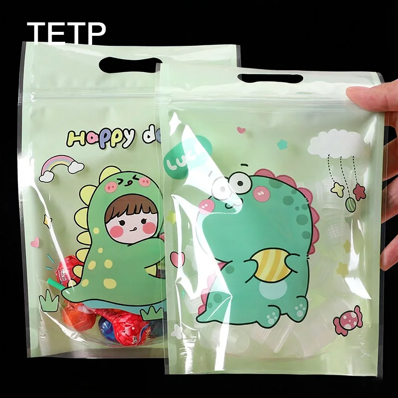 TETP Carton Dinosaur Green Food Packaging Bags With Handle Party Cookies Nougat Lollipop Storage Candy Decoration Child Favors
TETP Carton Dinosaur Green Food Packaging Bags With Handle Party Cookies Nougat Lollipop Storage Candy Decoration Child Favors