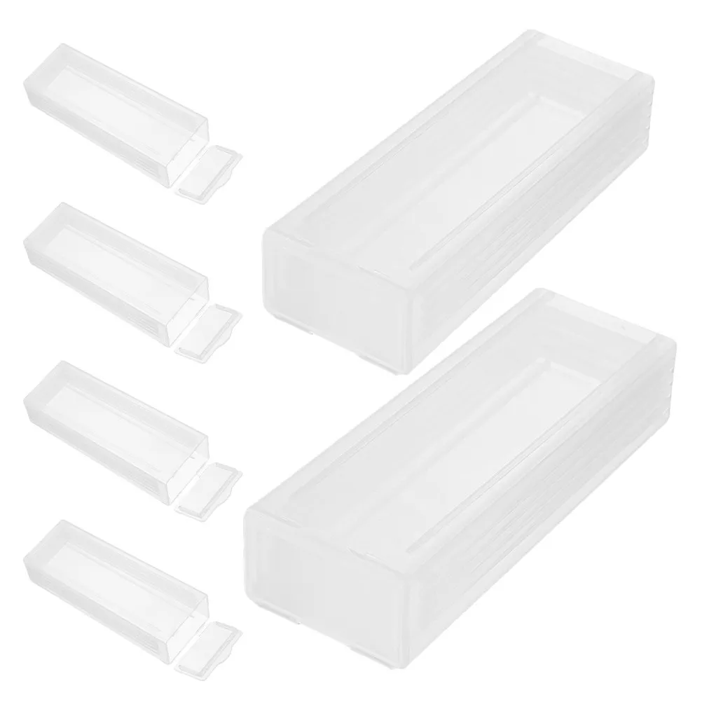 6Pcs Plastic Microscope Slide Storage Box 5-Slide Capacity Portable Seal Holder Laboratory Classroom Science Education Materials
6Pcs Plastic Microscope Slide Storage Box 5-Slide Capacity Portable Seal Holder Laboratory Classroom Science Education Materials