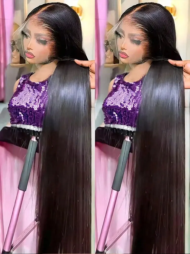 Straight Human Hair Transparent 13x4 13x6 Lace Frontal Wigs Wear And Go 5x5 Glueless Wigs Human Hair Brazilian Hair Natural Color Natural Hairline
Straight Human Hair Transparent 13x4 13x6 Lace Frontal Wigs Wear And Go 5x5 Glueless Wigs Human Hair Brazilian Hair Natural Color Natural Hairline