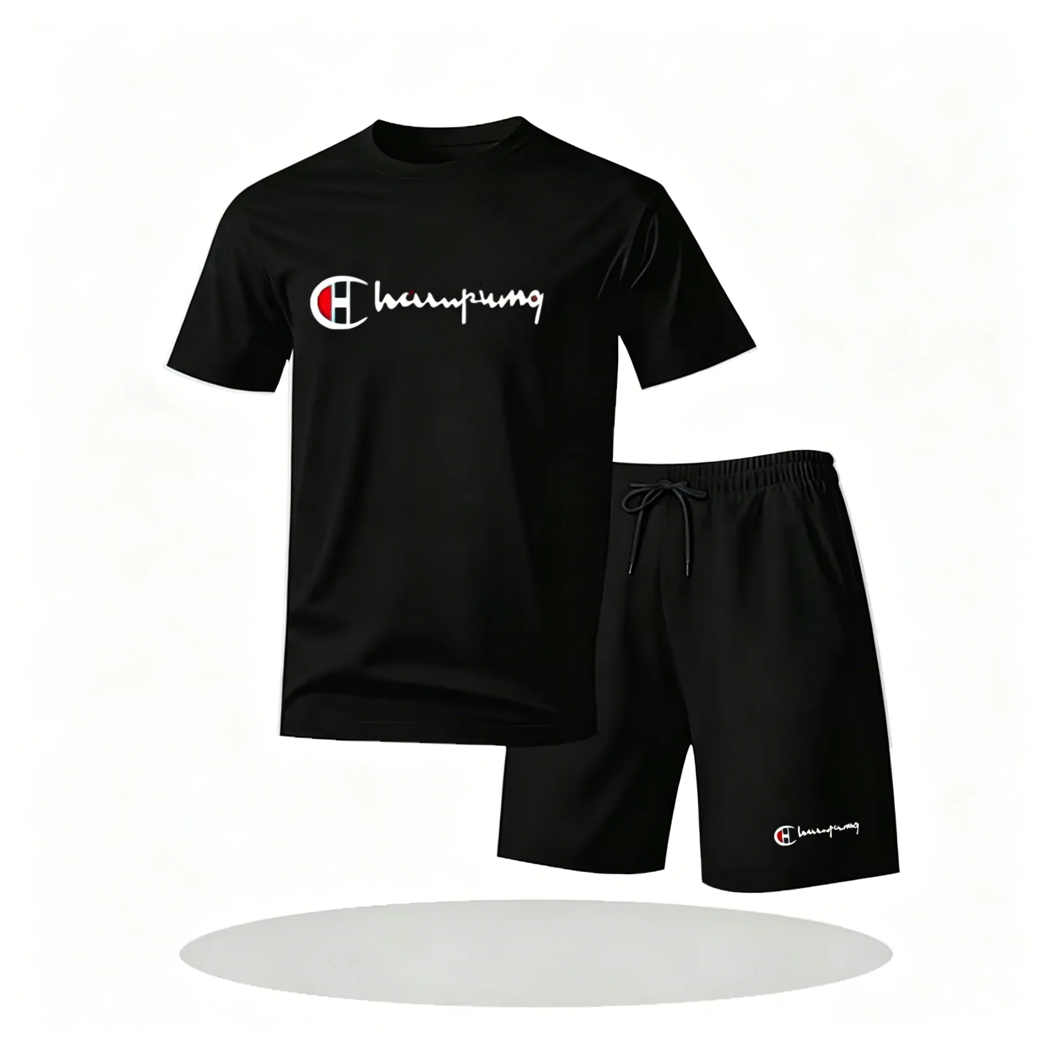 Men's Summer Sportswear Quick Dry Short Sleeve T-shirt And Sports Shorts Set Casual Jogging Fashion Outfit
Men's Summer Sportswear Quick Dry Short Sleeve T-shirt And Sports Shorts Set Casual Jogging Fashion Outfit