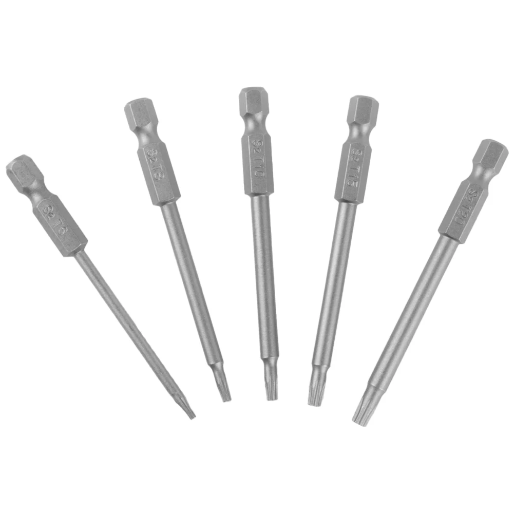 Magnetic Torx Screwdriver Bit Electric Screwdriver Hand Screwdrivers T6 T8 T10 T15 T20 75mm / 2.95Inch Alloy Steel
Magnetic Torx Screwdriver Bit Electric Screwdriver Hand Screwdrivers T6 T8 T10 T15 T20 75mm / 2.95Inch Alloy Steel