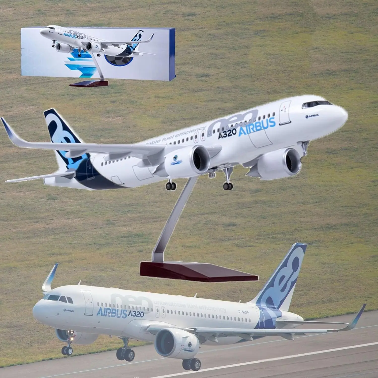 47cm Airbus A320neo Prototype Airlines Aircraft Model 1:80 Scale Diecast Airplane With LED Light Toy Airplanes For Kids Display
47cm Airbus A320neo Prototype Airlines Aircraft Model 1:80 Scale Diecast Airplane With LED Light Toy Airplanes For Kids Display