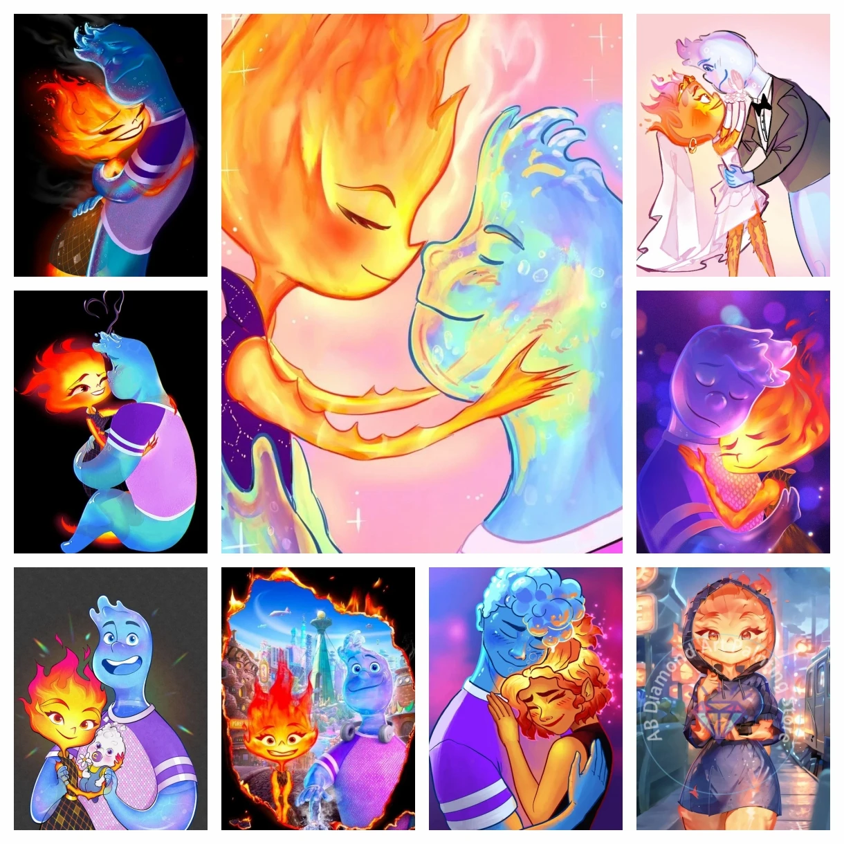 Elements 5D AB Diamond Painting Embroidery Disney Cartoon DIY Cross Stitch Wall Sticker Home Decoration Children's Gift
Elements 5D AB Diamond Painting Embroidery Disney Cartoon DIY Cross Stitch Wall Sticker Home Decoration Children's Gift
