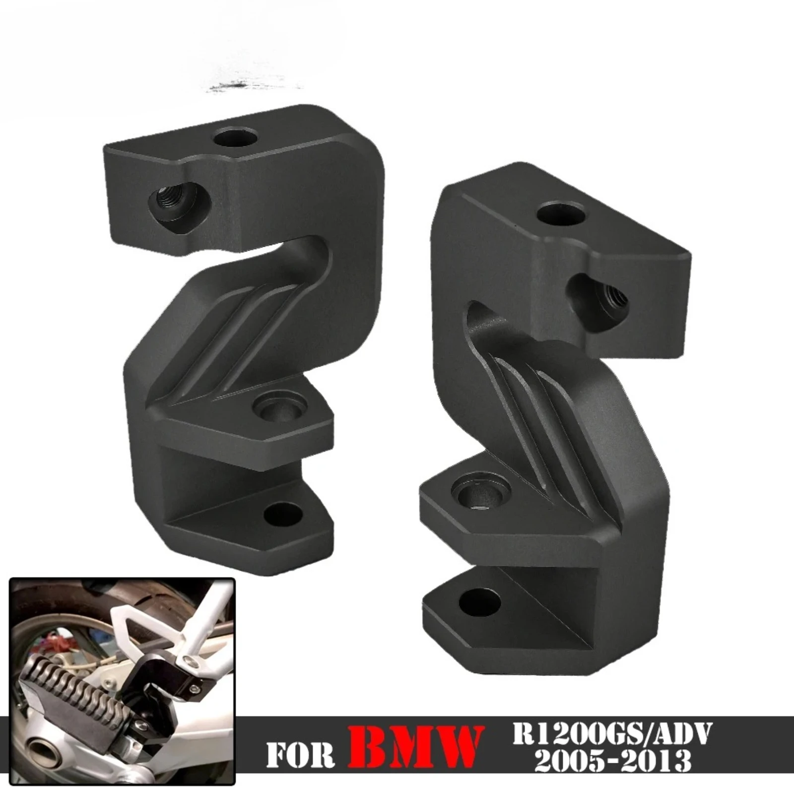 Motorcycle Passenger Footrest Relocation Rear Set Foot Pegs Lowering Kit For BMW R1200GS ADV For R 1200GS ADV 2005-2013
Motorcycle Passenger Footrest Relocation Rear Set Foot Pegs Lowering Kit For BMW R1200GS ADV For R 1200GS ADV 2005-2013
