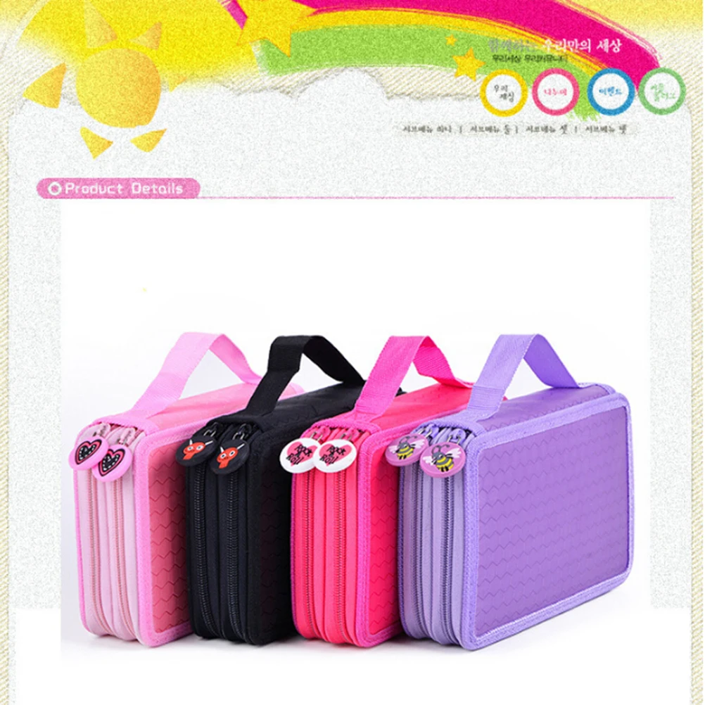 Colored Pencil Case with Compartments 32 Slots Handy Pencil Bags Large for Watercolor Pencils Gel Pens and Ordinary Pencils (Ros
Colored Pencil Case with Compartments 32 Slots Handy Pencil Bags Large for Watercolor Pencils Gel Pens and Ordinary Pencils (Ros