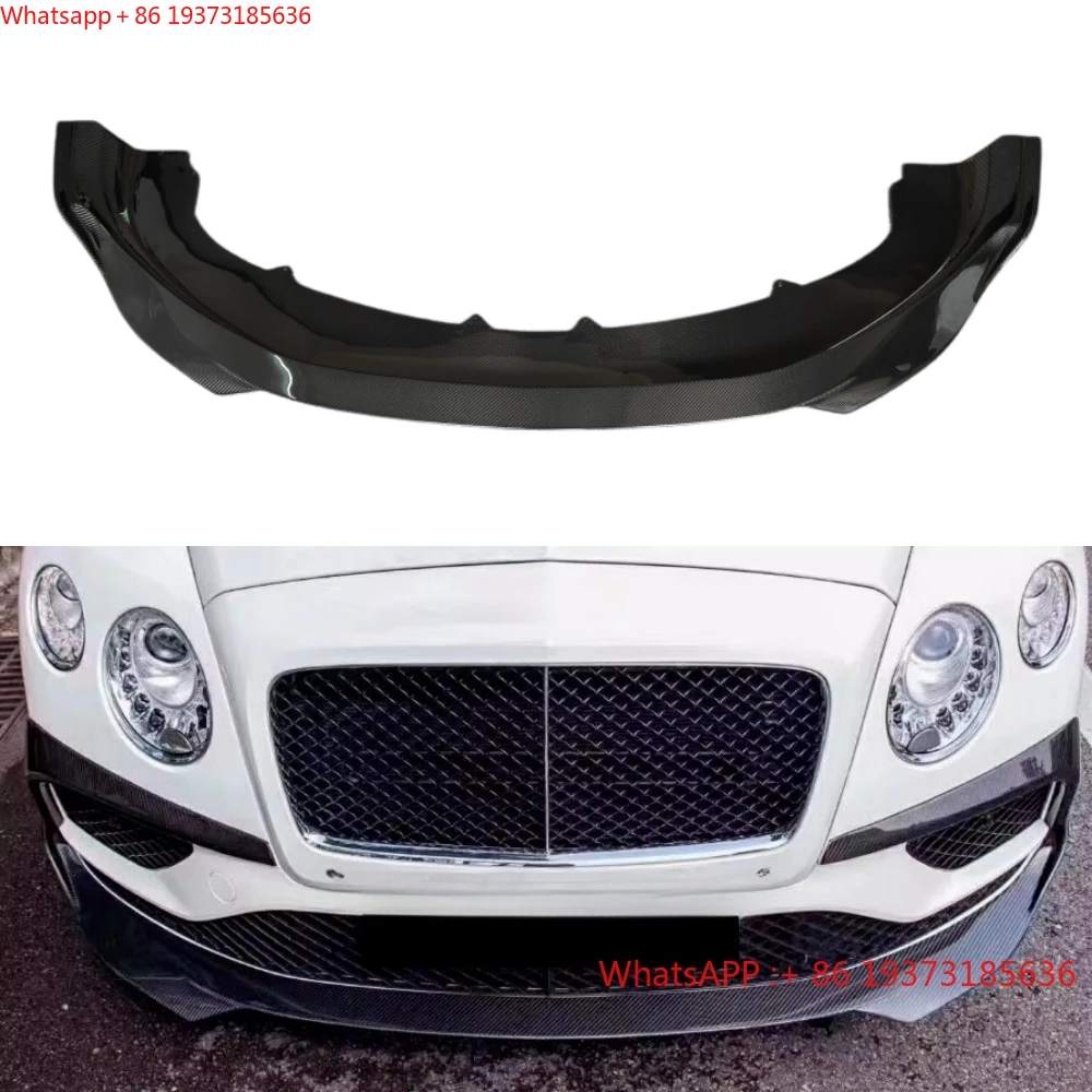 Lightweight Front Bumper Splitter for Bentley 15-17 Continental GT Upgraded V-style Carbon Fiber Front Bumper Lip Body Kit
Lightweight Front Bumper Splitter for Bentley 15-17 Continental GT Upgraded V-style Carbon Fiber Front Bumper Lip Body Kit
