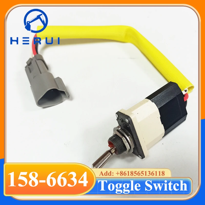158-6634 Toggle Switch Assembly for Excavator 325D 330D 345C 385C M325D Engine C7 C-9 C13 C18 1586634 1460240
158-6634 Toggle Switch Assembly for Excavator 325D 330D 345C 385C M325D Engine C7 C-9 C13 C18 1586634 1460240